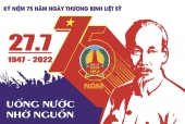 Đề cương tuyên truyền kỷ niệm 75 năm  Ngày Thương binh - Liệt sỹ (27/7/1947 – 27/7/2022)