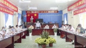 Buổi làm việc của Ban chỉ đạo xây dựng Nông thôn mới huyện tại xã Yên Luông