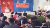 Đ/c Trần Minh Cường - Cán bộ Tuyên giáo Đảng ủy xã triển khai chuyên đề học tập 2022