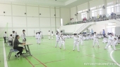 Kỳ thi chuyển cấp lên đai môn võ Taekwondo tại huyện Gò Công Tây