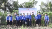 Ra quân công trình “Vườn cây nghĩa tình” năm 2022 giúp đoàn viên thanh niên làm kinh tế tại xã Bình Nhì