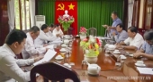 Đài Phát thanh - Truyền hình Tiền Giang làm việc với huyện Gò Công Tây