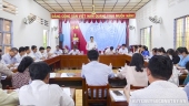 Buổi làm việc của Huyện ủy Gò Công Tây với Đảng bộ xã Vĩnh Hựu
