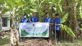 Đoàn thanh niên xã Vĩnh Hựu ra quân “Ngày Chủ nhật xanh”