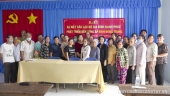 Xã Bình Nhì: Ra mắt Câu lạc bộ Gia đình hạnh phúc phát triển bền vững ấp Bình Đông Trung năm 2022