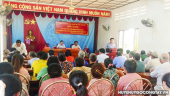Xã Vĩnh Hựu tổ chức hội nghị đối thoại trực tiếp nhân dân tham gia góp ý xây dựng Đảng, xây dựng Chính quyền năm 2023