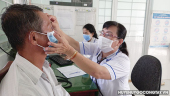 Xã Long Vĩnh tuyên truyền phòng bệnh đau mắt đỏ