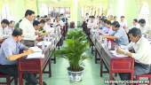Đoàn Công tác Huyện ủy làm việc với xã Bình Phú về tình hình nhiệm vụ chính trị 9 tháng đầu năm và kết quả xây dựng Nông thôn mới nâng cao