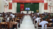 Huyện Gò Công Tây: Hội nghị trực tuyến nghiên cứu, triển khai Kết luận số 57-KL/TW của Bộ Chính Trị