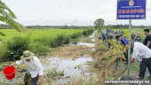 Hội Cựu chiến binh huyện Gò Công Tây: Tổ chức ra quân các hoạt động bảo vệ môi trường tuyến kênh thông thoáng xanh – sạch