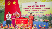 Tổ chức thành công Đại hội đại biểu Mặt trận Tổ quốc Việt Nam xã Bình Nhì lần thứ XIII, nhiệm kỳ 2024-2029 đại hội điểm đầu tiên của huyện