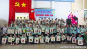 Hội Khuyến học huyện Gò Công Tây: tổ chức chương trình Tết Cửu Long tại Trường Trung học phổ thông Vĩnh Bình
