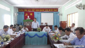 Huyện ủy Gò Công Tây: làm việc về củng cố, nâng cao chất lượng hoạt động của tổ chức cơ sở Đảng, đảng viên năm 2024 tại Đảng ủy xã Đồng Sơn
