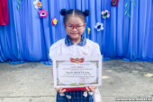 Em Nguyễn Huỳnh Tú Uyên đạt thành tích cao trong học tập