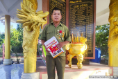 Đồng chí Nguyễn Văn Trắc - Chủ tịch Hội Cựu chiến binh xã Long Bình.