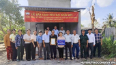 Huyện Gò Công Tây, bàn giao nhà Đại đoàn kết nhân chào mừng kỷ niệm 135 năm Ngày sinh Chủ tịch Hồ Chí Minh (19/5/1890-19/5/2025)
