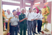 Huyện Gò Công Tây,  Lãnh đạo Huyện ủy, Hội đồng nhân dân, Ủy ban nhân dân, Ủy ban Mặt trận Tổ quốc Việt Nam huyện dự Lễ Dâng hương kỷ niệm 84 năm Ngày hy sinh Anh hùng lực lượng vũ trang nhân dân, Mẹ Việt Nam Anh hùng, Liệt sĩ Nguyễn Thị Bảy