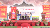 Huyện Gò Công Tây, công bố xã Yên Luông đạt chuẩn Nông thôn mới nâng cao năm 2024