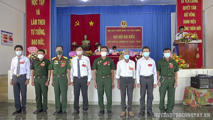 Ban Chấp hành Hội Cựu Chiến binh xã Yên Luông nhiệm kỳ 2022-2027