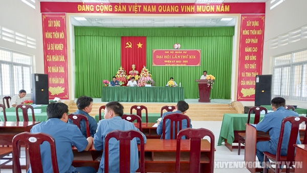 Đại hội Chi bộ quân sự xã Long Vĩnh