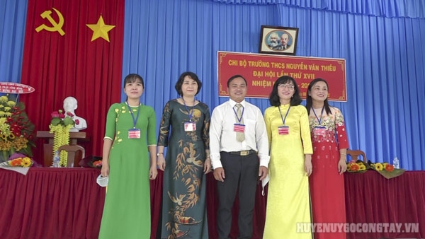 Chi ủy chi bộ Trường Trung học cơ sở Nguyễn Văn Thiều lần thứ XVII, Nhiệm kỳ 2022-2025