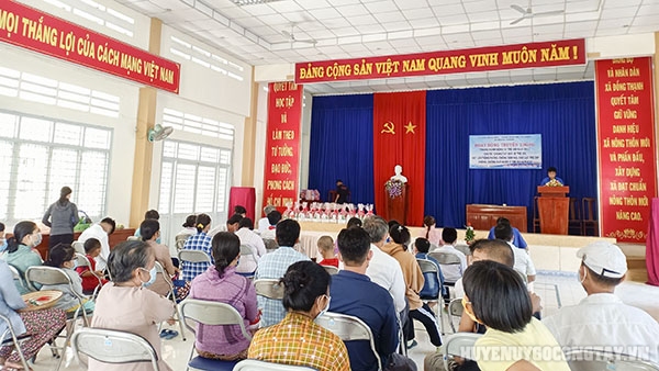 Quang cảnh buổi truyền thông