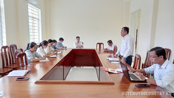 Hội nghị triển khai kết quả kiểm tra Quy chế dân chủ cơ sở xã Long Vĩnh