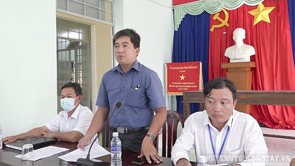 Đ/c Phạm Văn Toàn - Phó Chủ tịch Hội Nông dân tỉnh Tiền Giang phát biểu