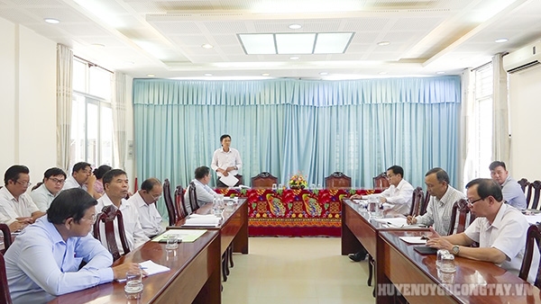 Hội nghị đóng góp ý kiến Dự thảo Đồ án quy hoạch xây dựng chung xã Bình Nhì từ nay đến năm 2035