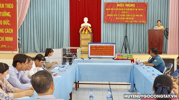 Hội Nghị Ngày Pháp luật nước Cộng hòa xã hội Chủ nghĩa Việt Nam tại xã Thạnh Trị