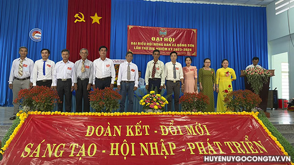 Ra mắt BCH Hội Nông dân xã Đồng Sơn lần thứ XIV nhiệm kỳ 2023 -2028.