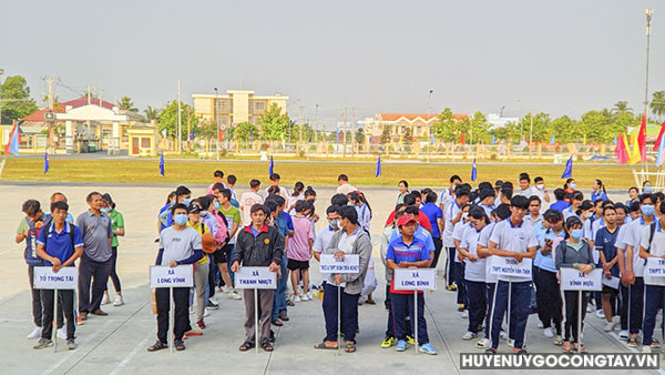 khai mạc Hội thao chào mừng kỉ niệm 92 năm Ngày Thành lập Đoàn Thanh niên Cộng sản Hồ Chí Minh 26/3 và Kỉ niệm 77 năm Ngày Thể thao Việt Nam 27/3