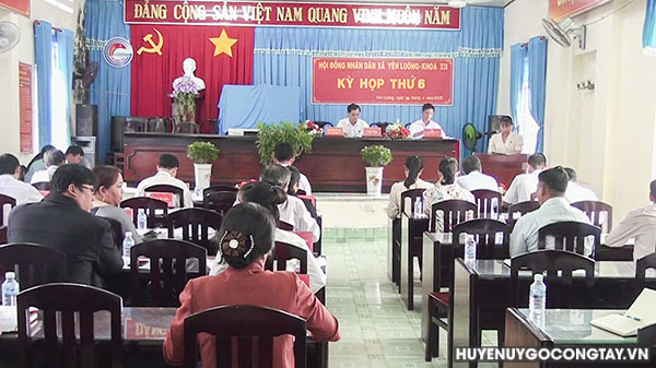 Kỳ họp lần thứ 6 - Hội đồng nhân dân xã Yên Luông, khóa XII, nhiệm kỳ 2021-2026.