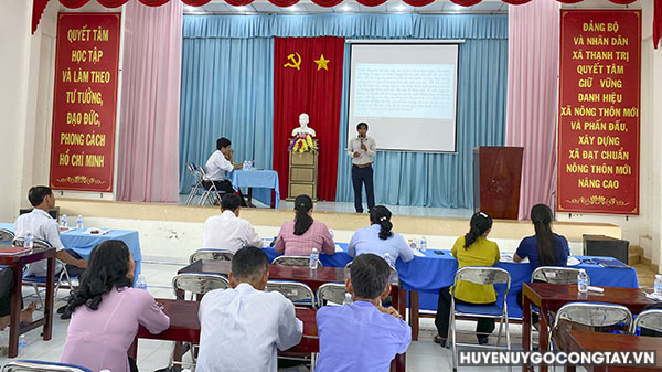 Hội thi “Hòa giải viên giỏi cấp cơ sở”  xã Thạnh Trị năm 2023.