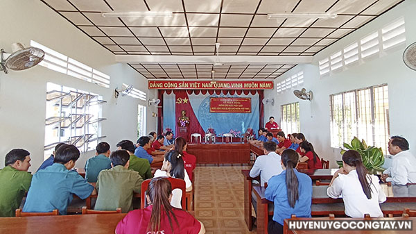 Xã Vĩnh Hựu phát động hưởng ứng Ngày Pháp luật nước Cộng hòa xã hội chủ nghĩa Việt Nam