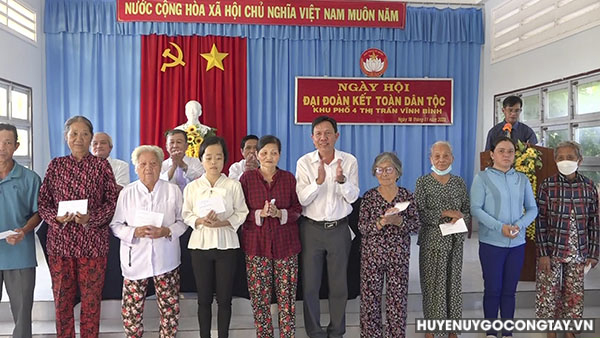 Thị trấn Vĩnh Bình: Tổ chức Ngày hội Đại đoàn kết toàn dân tộc năm 2023