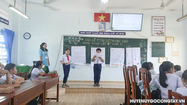 Trường THCS Huỳnh Xuân Việt tổ chức hội thi giáo viên chủ nhiệm lớp giỏi cấp trường năm học 2023 - 2024