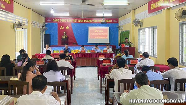 Đảng ủy xã Bình Nhì: hội nghị tổng kết nhiệm vụ chính trị năm 2023- phương hướng nhiệm vụ trong năm 2024