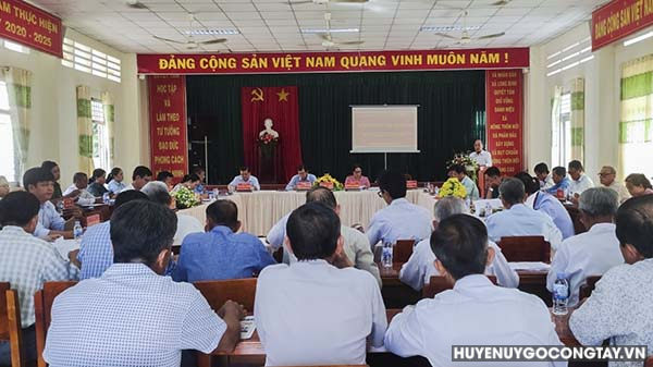 Đảng ủy xã Long Bình: Hội nghị tổng kết nhiệm vụ chính trị năm 2023