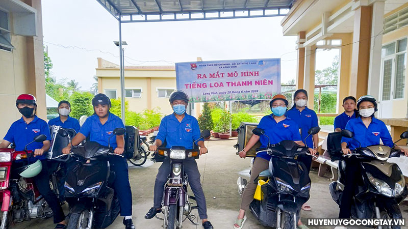 Ra mắt mô hình “Tiếng loa thanh niên” xã Long Vĩnh.