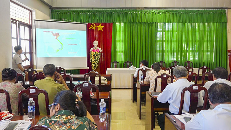 Gò Công Tây: Tập huấn về công tác phòng, chống thiên tai và tìm kiếm cứu nạn năm 2024