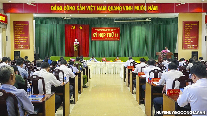 Hội đồng nhân dân huyện Gò Công Tây khóa XII, nhiệm kỳ 2021-2026: Hoàn thành chương trình kỳ họp lần thứ 11