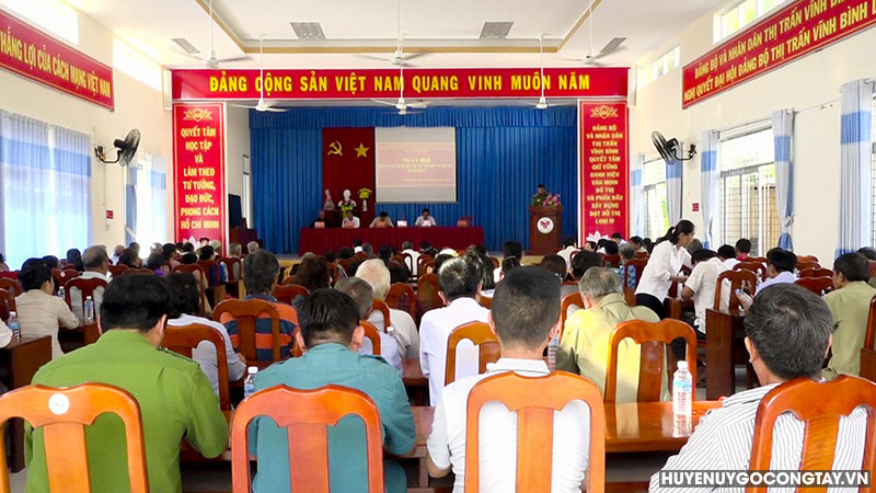 Thị trấn Vĩnh Bình tổ chức Ngày hội “Toàn dân bảo vệ an ninh Tổ quốc”