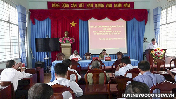 Hội Cựu chiến binh huyện Gò Công Tây: tổ chức Hội nghị sơ kết hoạt động 9 tháng đầu năm 2024