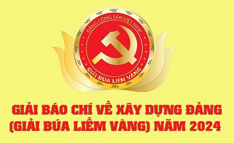 Tỉnh Tiền Giang phát động và tổ chức Giải báo chí cấp tỉnh về xây dựng Đảng (Giải Búa liềm vàng) năm 2024